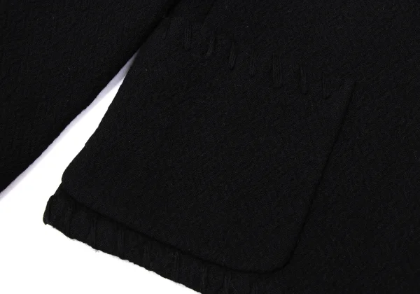 COMME des GARCONS Wool Stitch Buttonless Jacket K-168515_010