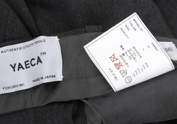 YAECA Poly Rayon Stretch Pants K-168517_012