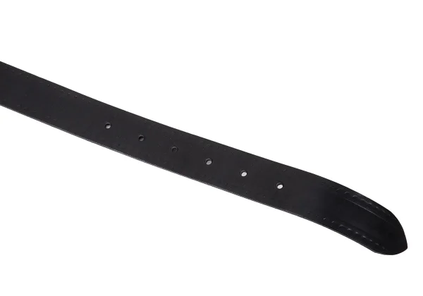 JUNIOR GAULTIER Metal Plate Leather Belt K-168522_006