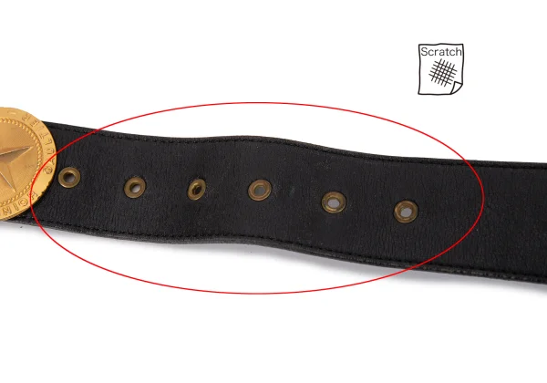 JUNIOR GAULTIER Medal Leather Belt K-168523_009