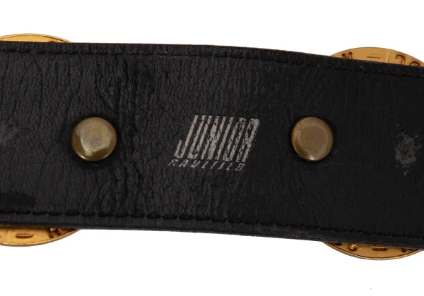 JUNIOR GAULTIER Medal Leather Belt K-168523_013