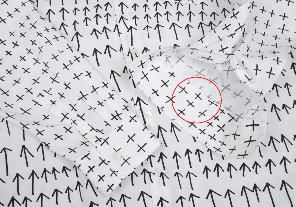 COMME des GARCONS HOMME DEUX Cotton Patterned Long Sleeve Shirt K-168531_008