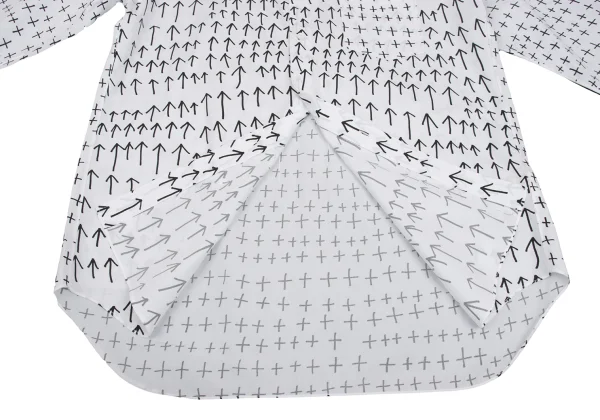 COMME des GARCONS HOMME DEUX Cotton Patterned Long Sleeve Shirt K-168531_012