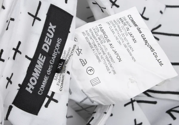 COMME des GARCONS HOMME DEUX Cotton Patterned Long Sleeve Shirt K-168531_017