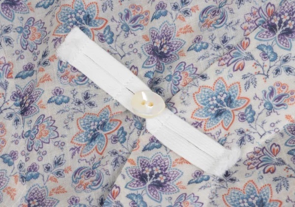 tricot COMME des GARCONS Colorful Dot Embroidery Floral Printed Wrap Blouse K-168532_005