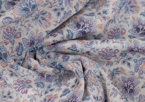 tricot COMME des GARCONS Colorful Dot Embroidery Floral Printed Wrap Blouse K-168532_015