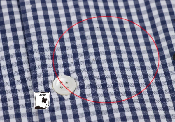 COMME des GARCONS HOMME Splash Painted Check Short Sleeve Shirt K-168533_012