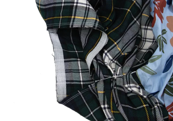 COMME des GARCONS Check Switching Reconstructed Sleeveless Blouse K-168537_008