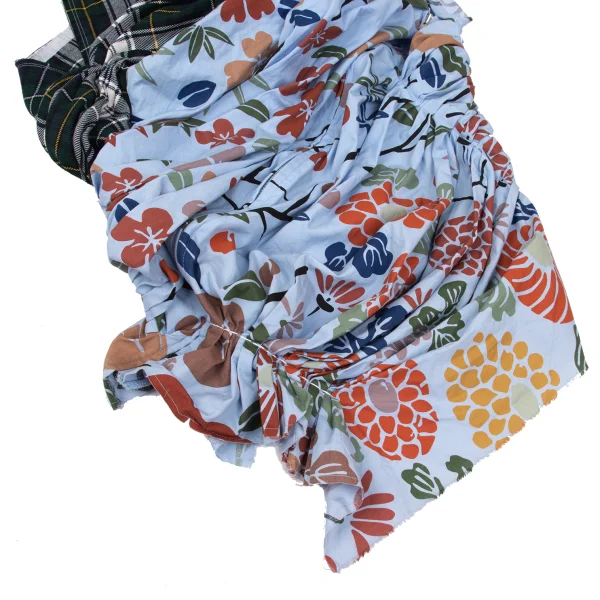 COMME des GARCONS Check Switching Reconstructed Sleeveless Blouse K-168537_010