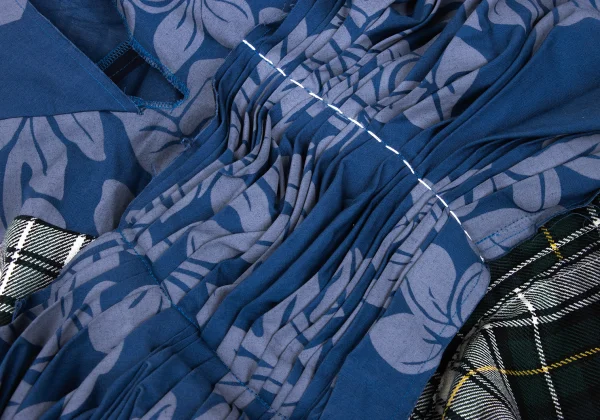 COMME des GARCONS Check Switching Reconstructed Sleeveless Blouse K-168538_005