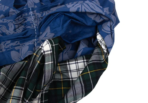 COMME des GARCONS Check Switching Reconstructed Sleeveless Blouse K-168538_008