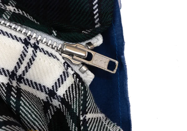 COMME des GARCONS Check Switching Reconstructed Sleeveless Blouse K-168538_012