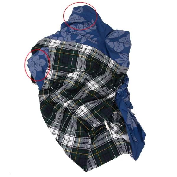 COMME des GARCONS Check Switching Reconstructed Sleeveless Blouse K-168538_014