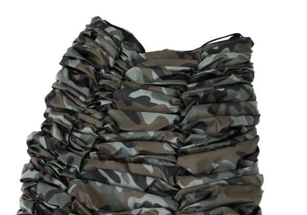COMME des GARCONS Camouflage Gather Design Nylon Skirt K-168544_002