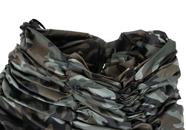 COMME des GARCONS Camouflage Gather Design Nylon Skirt K-168544_007