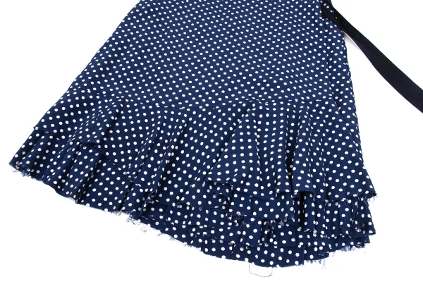 tricot COMME des GARCONS Rayon Dot Printed Cutting Skirt K-168551_006
