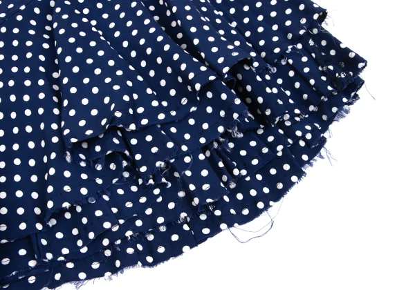 tricot COMME des GARCONS Rayon Dot Printed Cutting Skirt K-168551_007