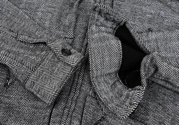 robe de chambre COMME des GARCONS Wool Blend Star Jacquard Herringbone Jacket K-168553_009