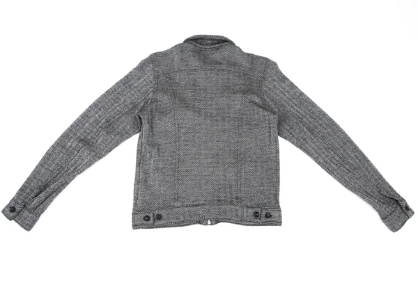 robe de chambre COMME des GARCONS Wool Blend Star Jacquard Herringbone Jacket K-168553_015