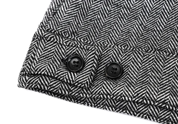 robe de chambre COMME des GARCONS Wool Blend Star Jacquard Herringbone Jacket K-168553_016