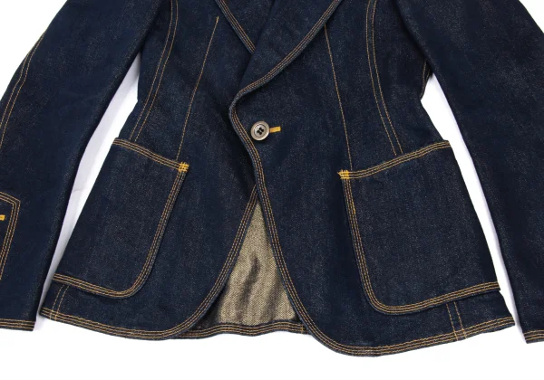 JUNYA WATANABE COMME des GARCONS denim Glitter Denim 1B Jacket K-168554_010