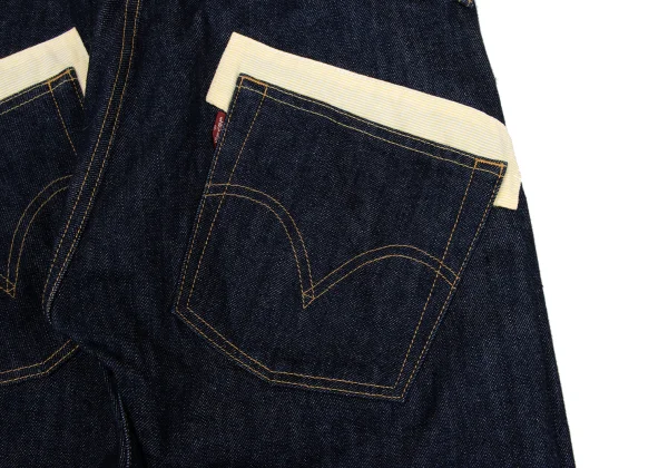 JUNYA WATANABE MAN PINK×Levi's Paisley Inside Striped Patch Jeans K-168558_004