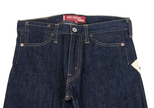 JUNYA WATANABE MAN PINK×Levi's Paisley Inside Striped Patch Jeans K-168558_007