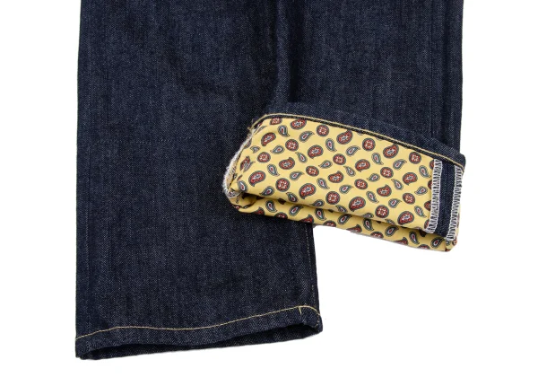 JUNYA WATANABE MAN PINK×Levi's Paisley Inside Striped Patch Jeans K-168558_011