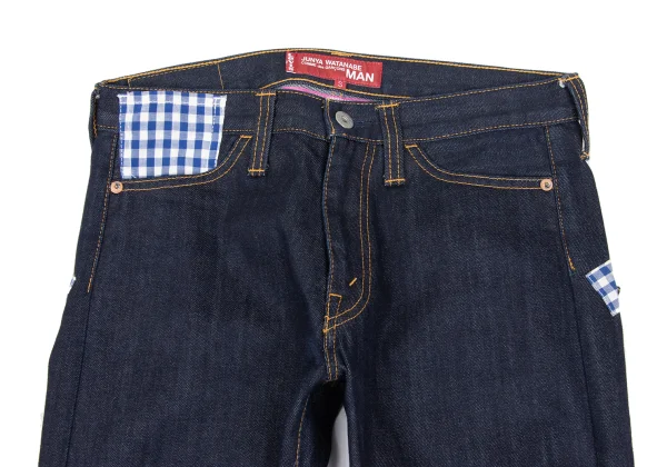 JUNYA WATANABE MAN PINK COMME des GARCONS×Levi's Check Patch Jeans K-168559_002