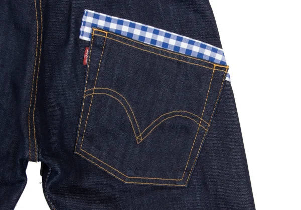 JUNYA WATANABE MAN PINK COMME des GARCONS×Levi's Check Patch Jeans K-168559_017