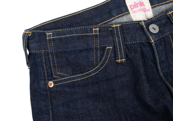 JUNYA WATANABE MAN PINK COMME des GARCONS Floral Check Patch Jeans K-168561_008