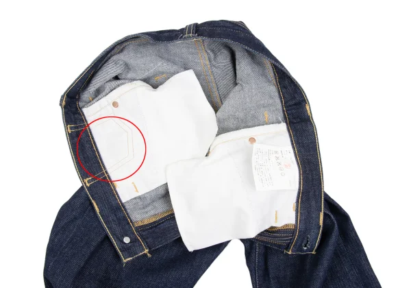 JUNYA WATANABE MAN PINK COMME des GARCONS Floral Check Patch Jeans K-168561_010