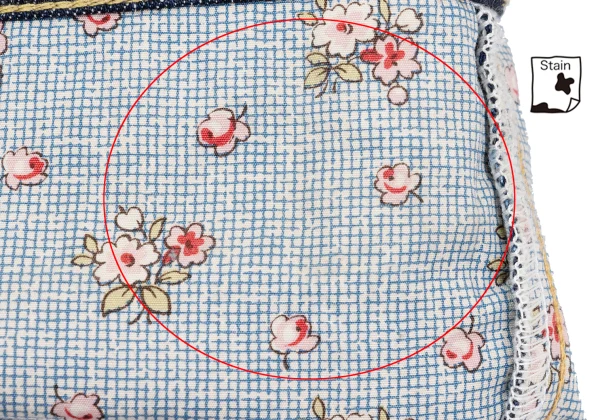 JUNYA WATANABE MAN PINK COMME des GARCONS Floral Check Patch Jeans K-168561_014