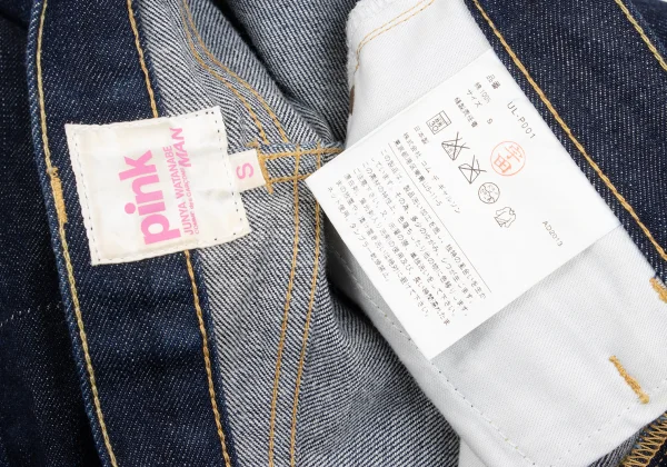 JUNYA WATANABE MAN PINK COMME des GARCONS Floral Check Patch Jeans K-168561_018