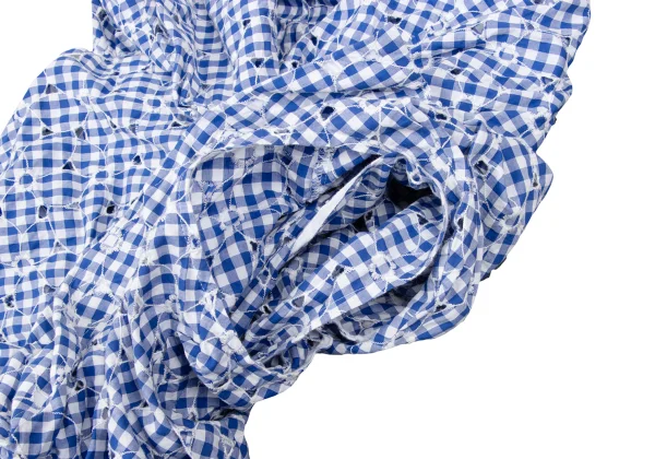 JUNYA WATANABE COMME des GARCONS Checked Floral Embroidery Blouse K-168562_006