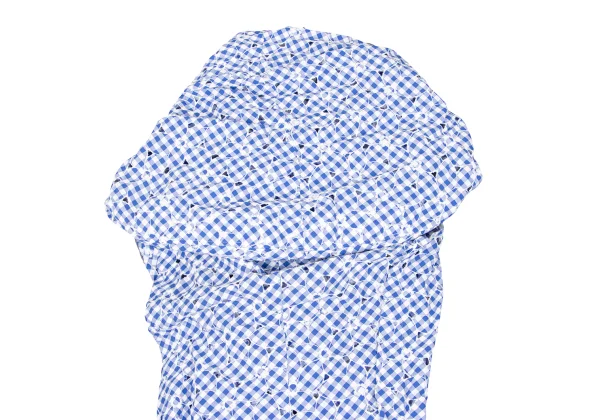 JUNYA WATANABE COMME des GARCONS Checked Floral Embroidery Blouse K-168562_010