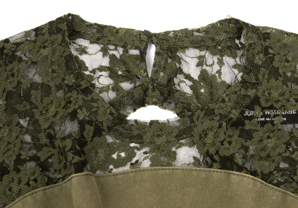 JUNYA WATANABE COMME des GARCONS Floral Lace Panel Sleeveless Dress K-168564_004