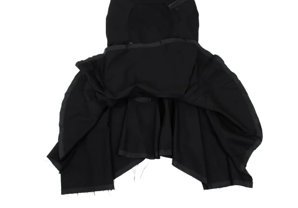 JUNYA WATANABE COMME des GARCONS Wool Cutting Reconstructed Flare Skirt K-168567_009