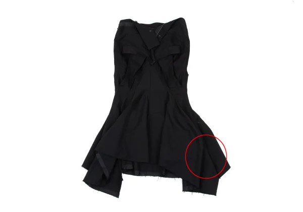 JUNYA WATANABE COMME des GARCONS Wool Cutting Reconstructed Flare Skirt K-168567_010