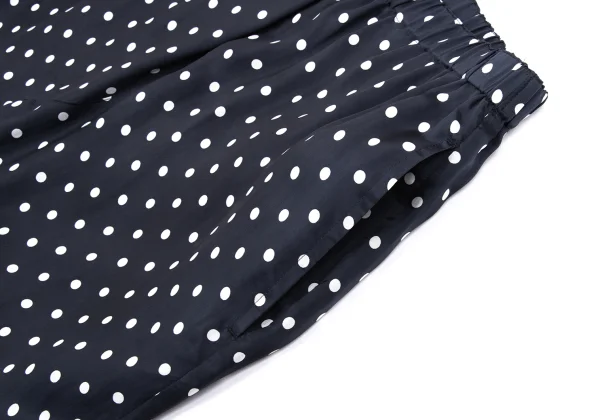 JUNYA WATANABE COMME des GARCONS Cupro Polka Dot Printed Ruffle Skirt K-168572_005