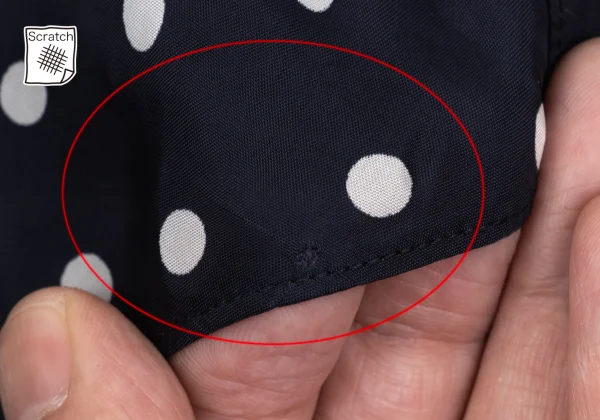 JUNYA WATANABE COMME des GARCONS Cupro Polka Dot Printed Ruffle Skirt K-168572_007