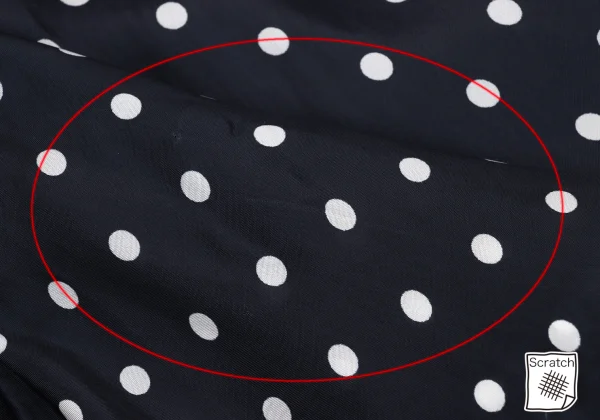 JUNYA WATANABE COMME des GARCONS Cupro Polka Dot Printed Ruffle Skirt K-168572_009