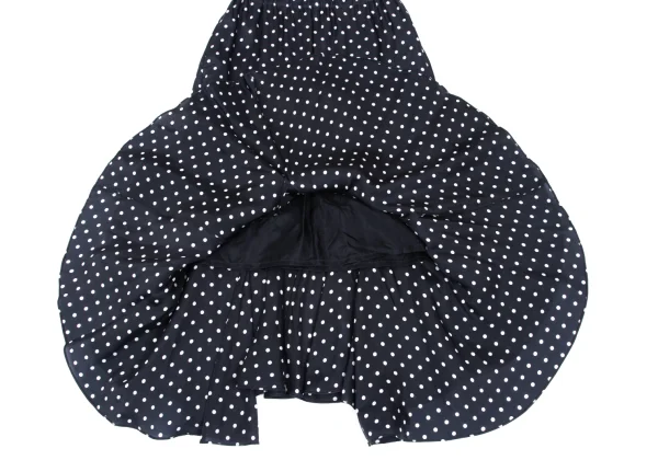 JUNYA WATANABE COMME des GARCONS Cupro Polka Dot Printed Ruffle Skirt K-168572_012
