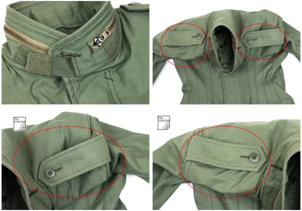 JUNYA WATANABE COMME des GARCONS Cotton Stitch Military Jacket K-168573_005