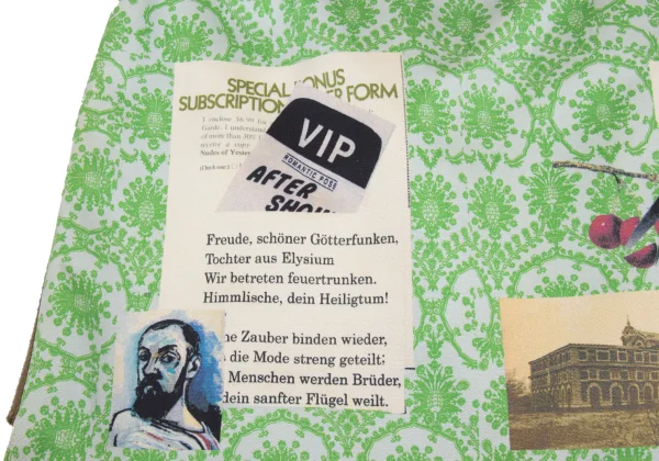 UNDERCOVER Switching Materials Damask Pattern Mini Skirt K-168577_010