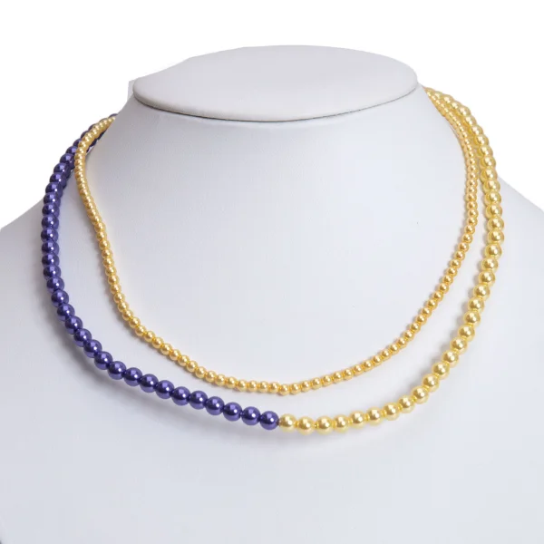 UNDERCOVER Bi-color Neckless Purple,Gold  K-168581_001