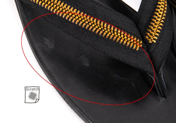 JUNYA WATANABE COMME des GARCONS Double Zip Leather Sandal K-168583_004