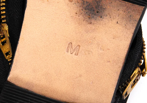 JUNYA WATANABE COMME des GARCONS Double Zip Leather Sandal K-168583_012