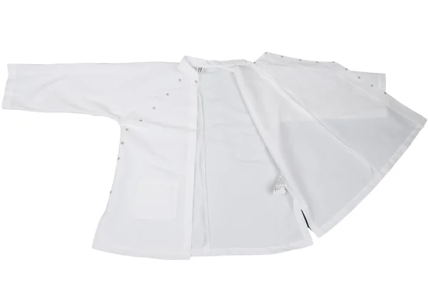 COMME des GARCONS Poly Wrap Design Stand-collar Jacket K-168585_010