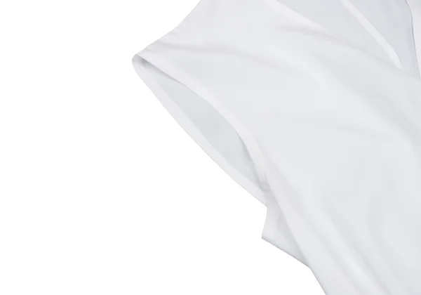 Yohji Yamamoto FEMME Rayon V-neck Sleeveless Dress K-168586_007